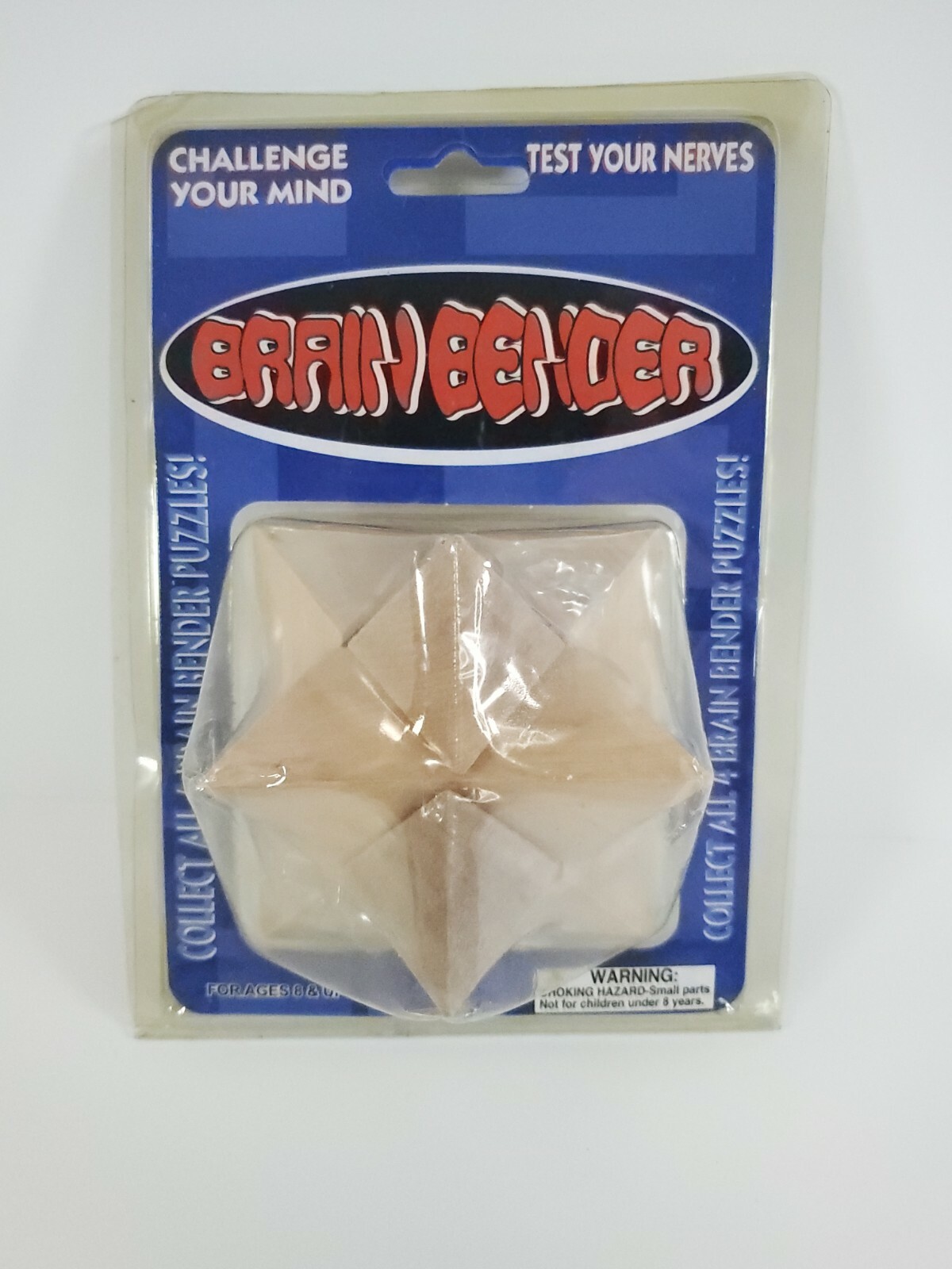 Greenbrier International Inc 3d Wood Brain Bender Cube Puzzle 842319 ...