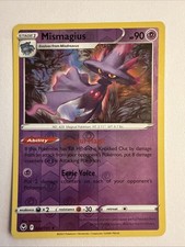 Carta Tempesta Pokemon Argento Mismagius 064/195 Reverse Holo 2022 quasi nuova