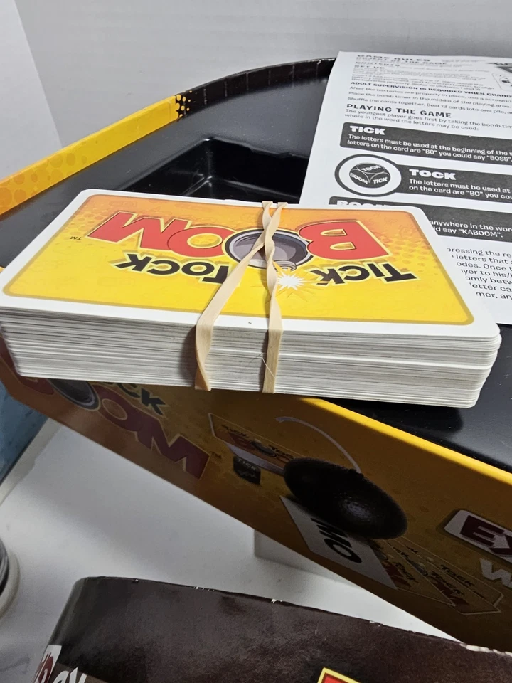 2016 Goliath Tick Rock Boom Card Game Complete Pre-owned In Excellent Condition  - Image 2 of 4