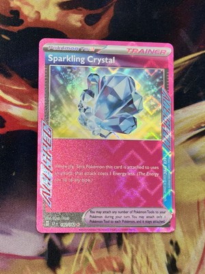 pokemon crystal radio card Sparkling Crystal 142/142 - Stellar Crown - Pokemon TCG - ACE SPEC Rare