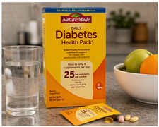 2PACK Nature Made Daily DIABETIC Health Pack 60 Packets 60 Day Supply - Image 5