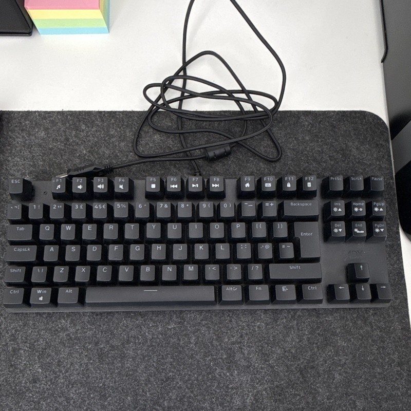 ADX Mechanical Gaming Keyboard USB Wired Illuminated Black ADXMKG1728