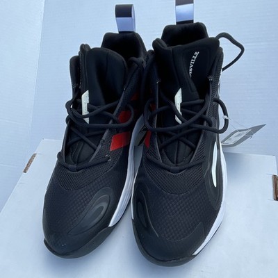 NWT Adidas Subzone Mens Basketball Shoes Size 16 Black Ruby Red JS2193 Big Tall