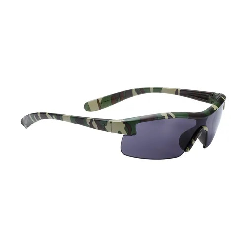 BBB Kids Cycling Sport Glasses Small Frame Green Camo Smoke Lens BSG-54