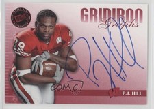 2009 Press Pass Signature Edition Gridiron Graphs Red 98/150 PJ Hill Auto 0t1