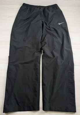 Nike Golf Storm Fit Pants Waterproof Lined Black Drawstring Ankle Zip XL NWOT