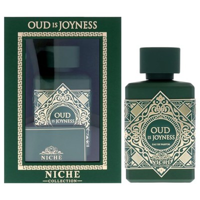 Khalis Oud Is Joyness Eau de Parfum for Men, 3.4 oz Spray