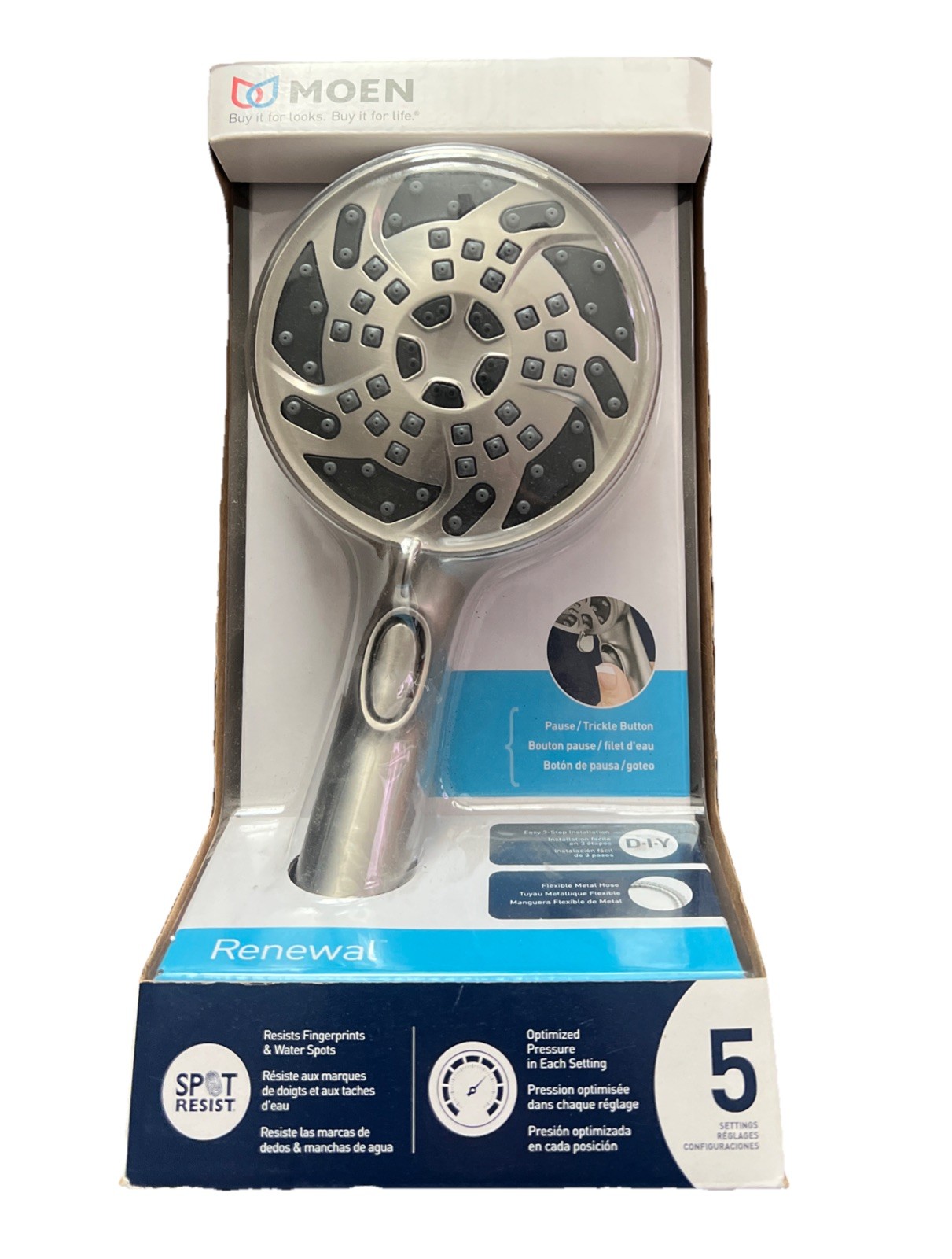 5 Spray Handheld Shower New In Package