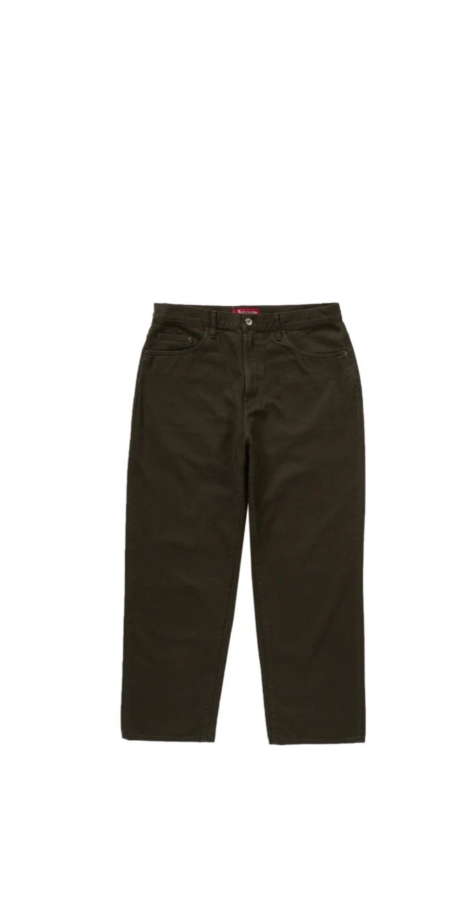Jean baggy Supreme FW24 olive taille 34