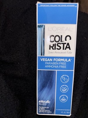 L'Oréal Paris Colorista Semi-Permanent Hair Color - Metallic Blue 01 - 4 fl. oz.