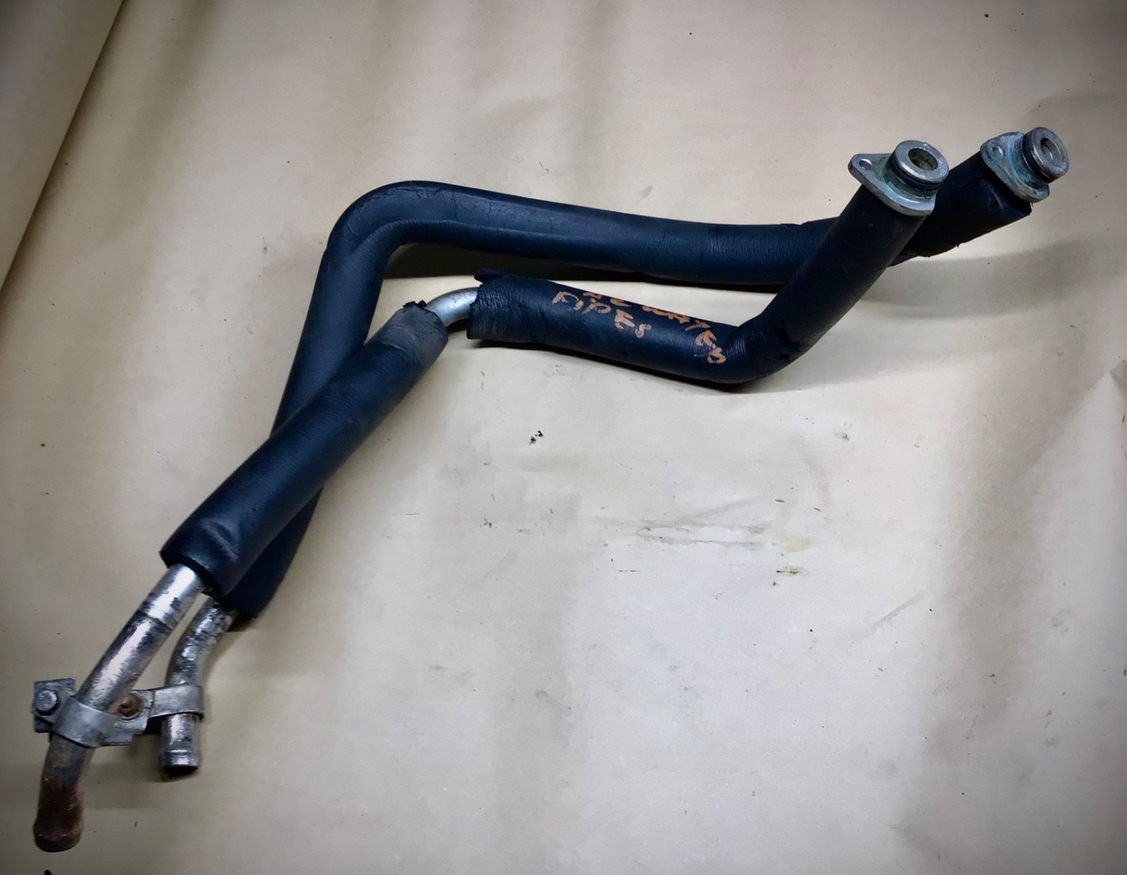 1966 - 1980 Rolls Royce Silver Shadow Silver Wraith II Heater Core Pipe Hoses