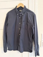 Huckberry Flint And Tinder Classic Oxford Washed Black Size L