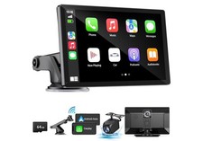 10.26  Wireless CarPlay Screen w/ 4K Dash Cam  1080P Backup Camera