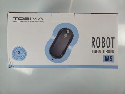 Tosima W5 Window Cleaning Robot, Dual Direction Auto-Spray Smart Window Cleaner