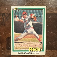 DONRUSS 1981 BASE SET FIRST EDITION TOM SEAVER CINCINNATI REDS #422 MLB
