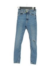 Zara Women's Jeans UK 6 Blue 100% Other Skinny