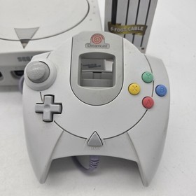 Sega Dreamcast Game Console Complete OEM Bundle HKT-3020 W/ 2 Controllers TESTED