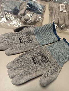 10er set Schutzhandschuhe Schwarz Weiß Grau 9 Größe