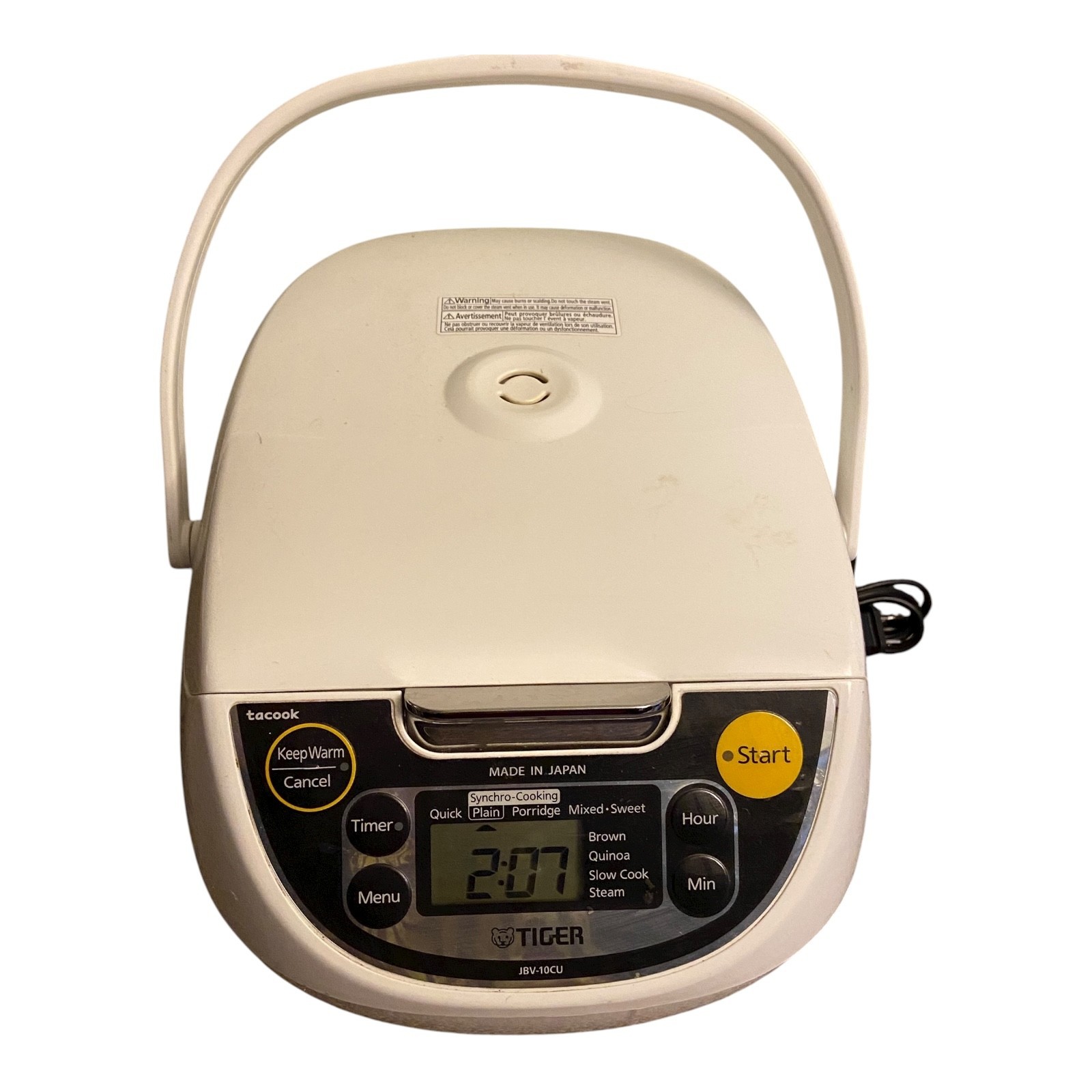 🍉 Tiger 5.5 Cup Multi-Functional Rice Cooker Warmer JBV-10CU - Working & Tested