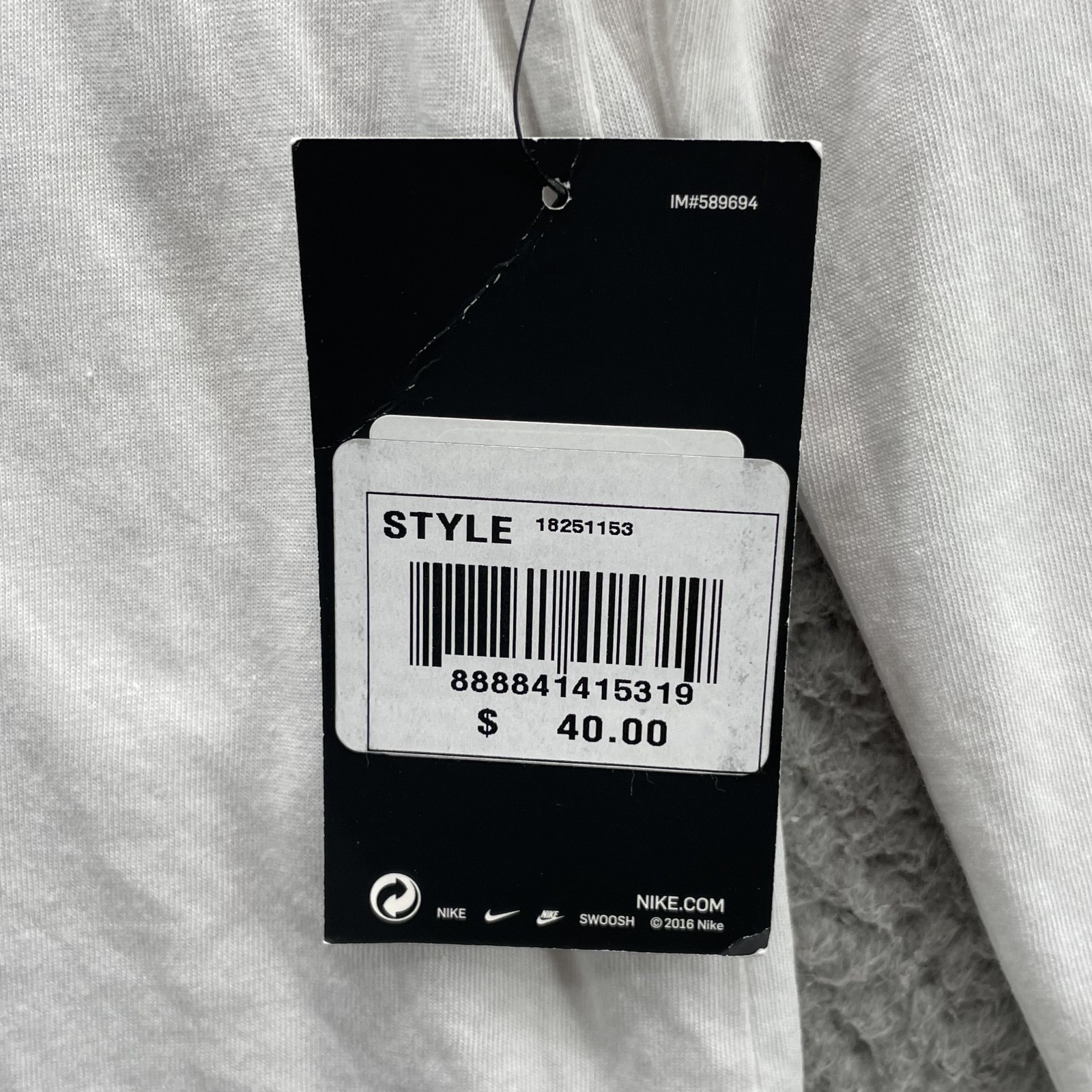 Nike Dallas Cowboys Tee T-Shirt Women's Medium White NFL Sportswear Athletic Cut thumbnail 4