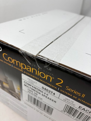 Bose Companion 2 Series II Desktop Computer Speakers - NEW FACTORY SEALED! - Afbeelding 5 van 7