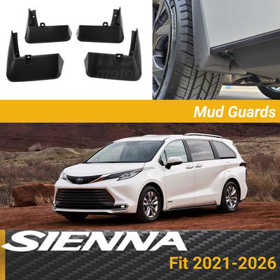 miina3731様 お値下げ後商品ページ For Toyota Sienna 2021-2026 Mudguard Mud Flap Splash Guard Fender