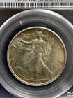 1938 50C  Walking Liberty Half Dollar PCGS MS64 Clear Detail Hint of Gold Toning