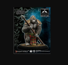 Knight Models DC Universe 35mm Gorilla Soldier 1  unpainted resin figure