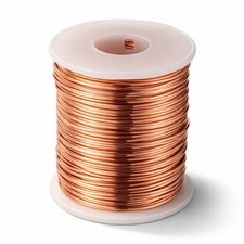 Copper Wire 18 Gauge 1mm 213 Feet Dead Soft Solid Bare - Ideal for Jewelry