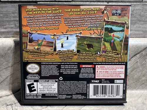 World of Zoo - Nintendo DS - CIB Complete In Box - Bild 5 von 5