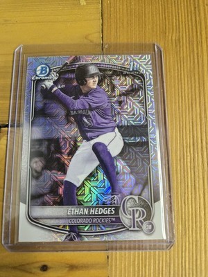 2025 Bowman Draft Baseball - Ethan Hedges X-Fractor 1st Bowman