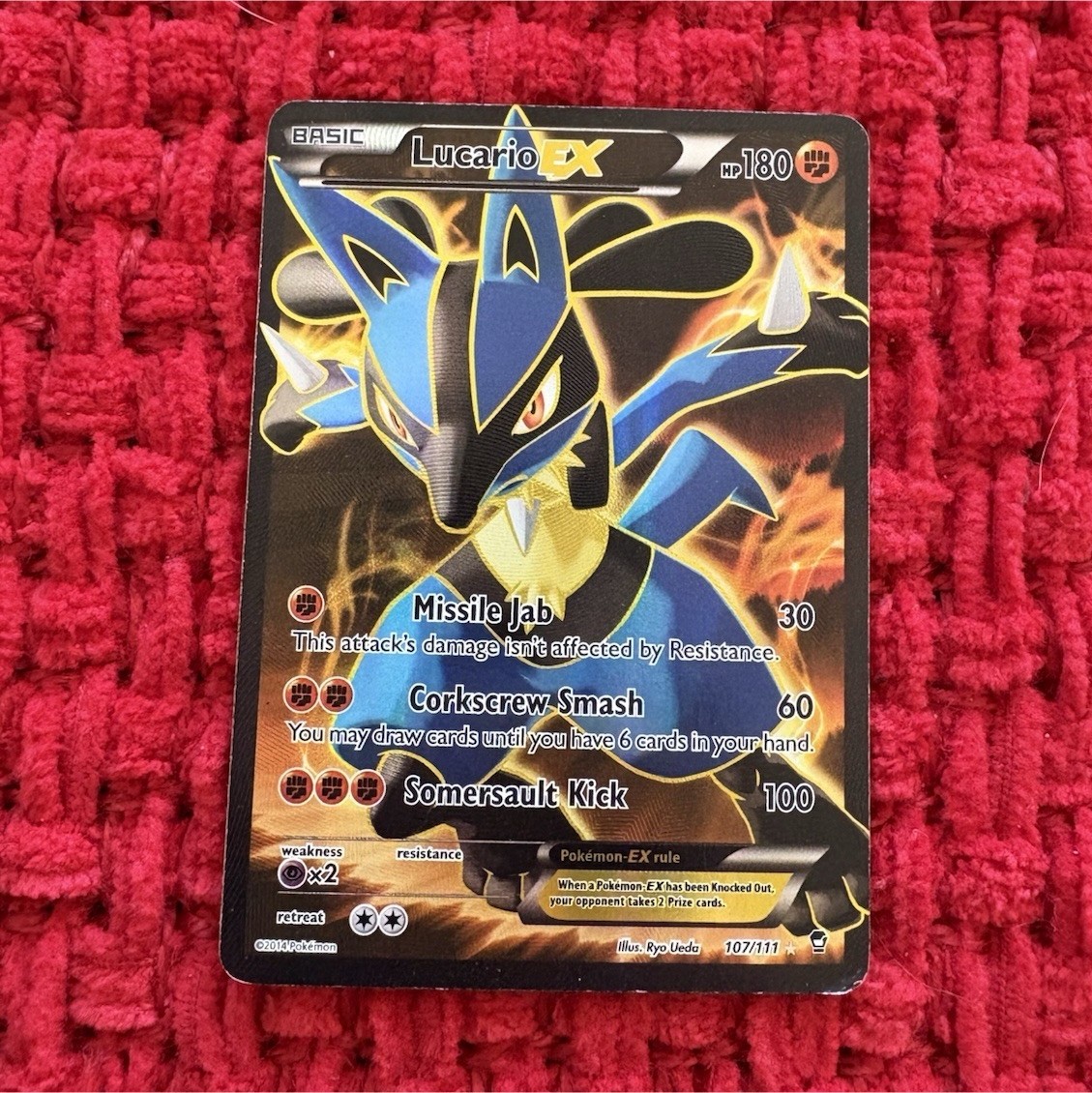 Lucario ex 2014 XY: Furious Fists #107/111 Holo (Full Art) Price