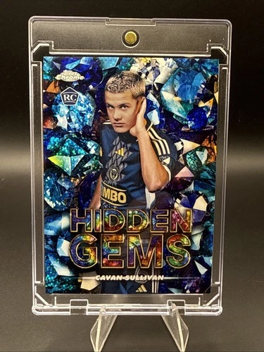 2025 Topps Chrome MLS Cavan Sullivan RC Hidden Gems 4/5 Sapphire Case Hit 🔥🔥🔥