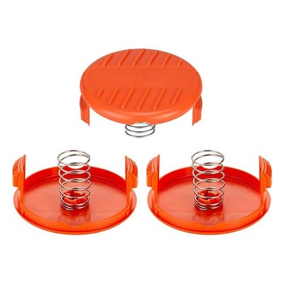 3PCS Replacement Spool Cap & Spring For Black & Decker LST201 LST220 LST300