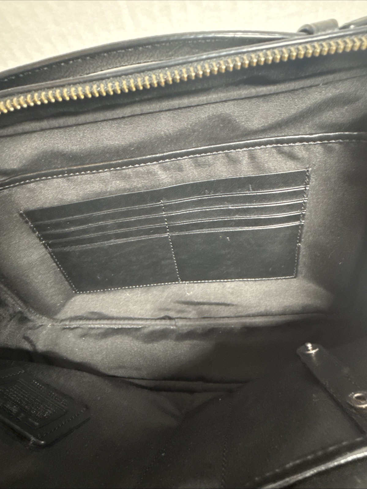 Coach Multifunction Leather Pouch/Case 39806 Blac… - image 5