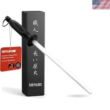 Professional Ceramic Honing Rod, 10 inch Honi...