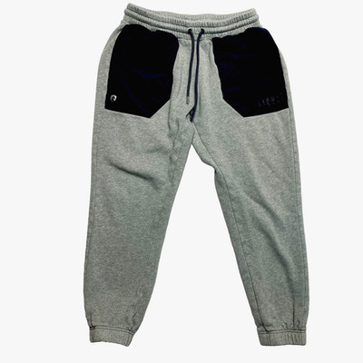 Team Liquid Joggers Mens Medium Gray Nylon Patch Sweatpants Pockets