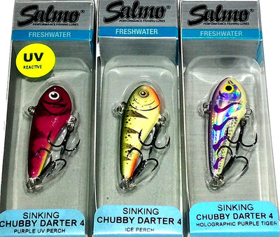 Salmo Chubby Darter #4 Sinking Jigs   (Lot of 3-CD4-30)