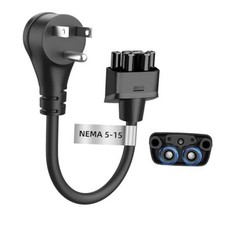 for Tesla NEMA 5-15 Adapter, Max 12 Amp Neme-5-15 Fast Charging Nema5-15-12A