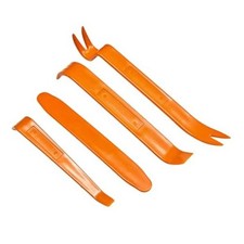 4 PCS Car Door Clip Panel Trim Removal Tool Kit, No-Scratch Plastic Pry Tool