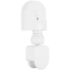 Black/White Motion Infrared Sensor Switch Outdoor 180° Detection AC 85-265V