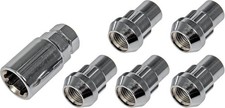 1 Set Chrome Wheel Nut Lock, 1/2-20