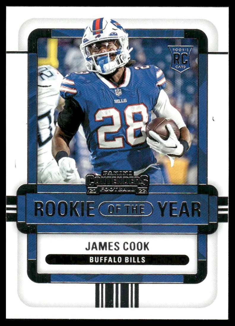 2022 Panini Contenders #ROY-JCO James Cook Rookie Buffalo Bills