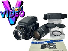  Near MINT w/ Strap Mamiya 645 Pro TL Sekor C 80mm f2.8 210mm f4 From JAPAN