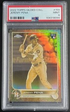 2024 Topps Gilded Collection /199 Jeremy Pena PSA 9 MINT Rookie RC