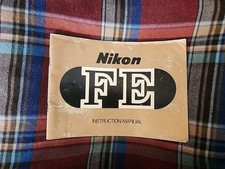 Vintage Nikon FE camera Instructions Owner manual Guide Book