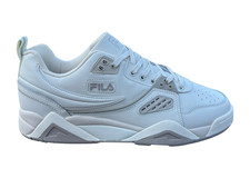 Fila Casim Mens Leather Trainers Off White RRP £95 