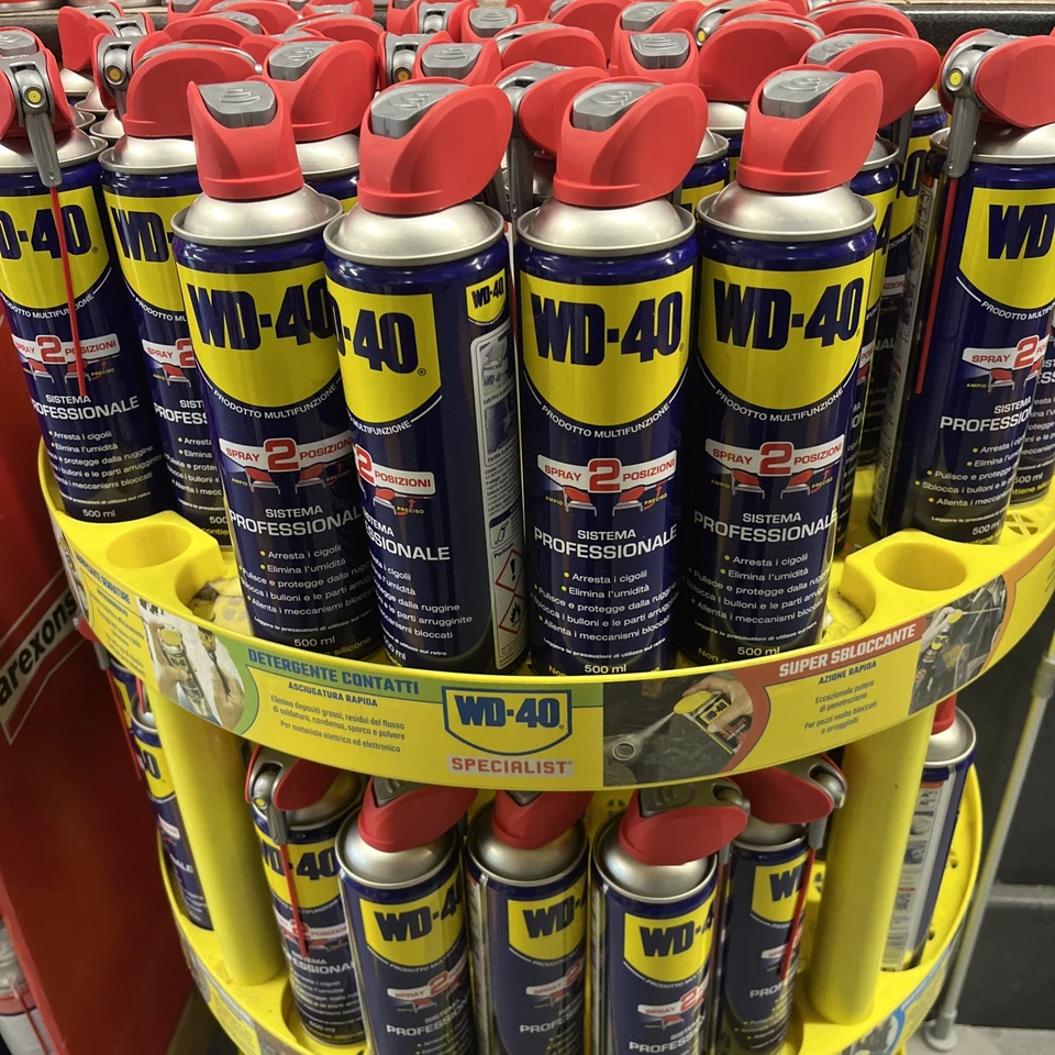 WD-40 39034 spray multiuso lubrificante sbloccante a doppia posizione 500 ML - Immagine 2 di 2