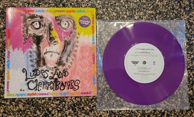Green Apple Quick Step - Ludes And Cherrybombs OG UK Lmt Ed 7'' Purple Vinyl RARE