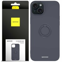 Spacecase SilikonringhüLle FüR Iphone 15 Plus Schwarz